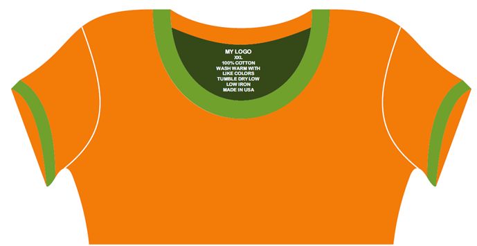 Iron on Clothing labels design