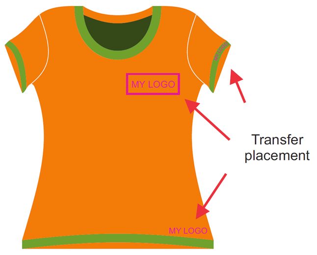 Iron on Clothing labels design